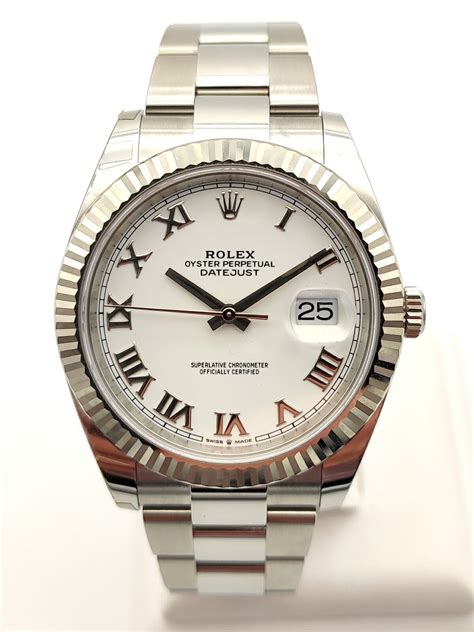 rolex white roman dial name.